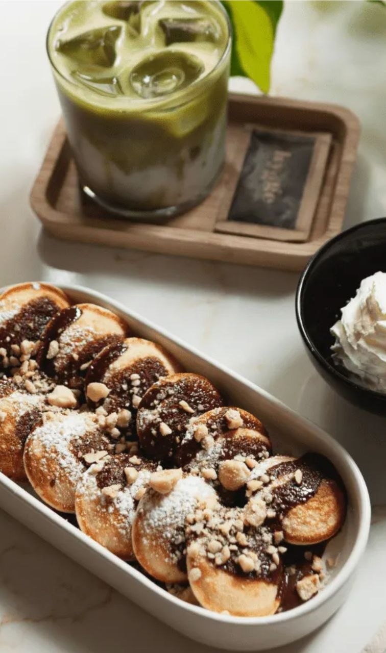 Hygge House photo 3: mini pancakes and matcha